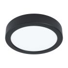 Plafonnier noir en acier, Pascale, 10W, 3000K LED