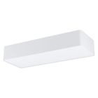 Lampe plafond blanche en acier, Samer