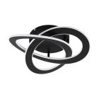 Lampe plafond noire en aluminium, Sikko, 35W, 4000K LED