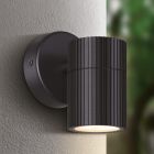 Luminaire extérieur noir en plastique, Touria, IP44