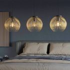 Suspension dorée en aluminium, Keimpe