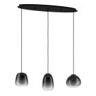Suspension noire en verre, Yolanda