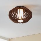 Plafonnier en bois marron, Lianda
