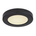 Lampe plafond noire en plastique, Cage, 6W, couleur réglable LED