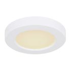 Lampe plafond blanche en plastique, Cage, 6W, couleur réglable LED