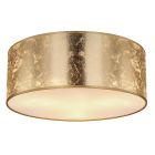 Lampe plafond dorée en métal, Vadra