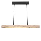 Suspension en bois marronne, Abbas, 15W, 3000K LED