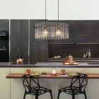 Suspension noire en verre, Genelva