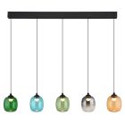 Suspension multicolore en verre, Karsten, 27W, 3000K LED, gradable en 3 étapes