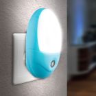 Veilleuse pour enfants bleue en plastique, Ather, 1W, 6500K LED