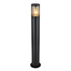 Luminaire extérieur noir en acier inoxydable, Lambert, IP44