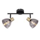 Spot plafond doré en verre, Arthur