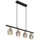 Suspension noire en verre, Hasret