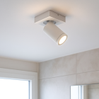 Spot plafond blanc moderne, Kenan, IP44