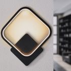 Applique murale noire moderne, Clay, 12W, 2700K LED