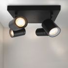 Spot plafond noir moderne, Ciara, IP44