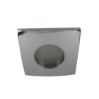 Spot encastré salle de bain chromé en aluminium, Pelle, IP44