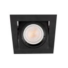 Spot encastré noir en métal, Filo