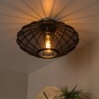 Lampe plafond moderne noire, Corina