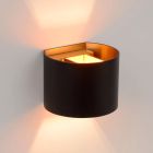 Applique up and down moderne noire, Xio