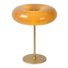 Lampe de table rétro taupe, Sentino, avec interrupteur