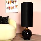 Lampadaire rétro noir, Esterad, avec interrupteur