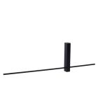 Applique murale moderne noire, Segin, 6W, 2700K LED