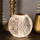 Lampe de table moderne transparente, Cintra, 1,5W, 2700K LED, gradable en 3 étapes