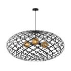 Suspension moderne noire, Wolfram