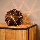 Lampe de table moderne noire, Otona, avec interrupteur