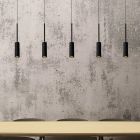 Suspension moderne noire, Tubule