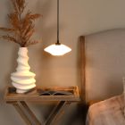 Suspension moderne blanche, Trevor