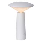 Lampe de table extérieur moderne blanche, Jive, 4W, blanc chaud à froid réglable LED, IP44, avec interrupteur