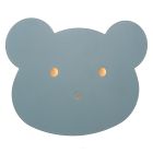 Applique murale pour enfants moderne bleue, Charlie, 5W, dim to warm LED, avec variateur tactile
