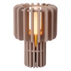 Lampe de table moderne taupe, Rollo, avec interrupteur