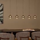 Suspension moderne grise, Tamino, 5,6W, 3000K LED