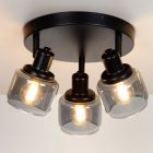 Spot plafond classique gris, Bjorn