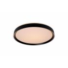 Lampe plafond moderne noire, Nuria, 18W, 2700K LED