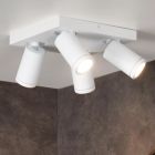 Spot plafond moderne blanc, Taylor, IP44