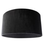 50 cm abat-jour en velours anthracite, Rody