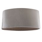 40 cm abat-jour en velours gris ovale, Rody
