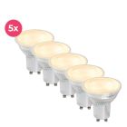 Lampe LED GU10 transparente dimmable Antonie, 5w, blanc chaud
