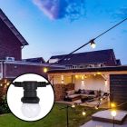 5m guirlande guinguette avec 10 ampoules transparantes