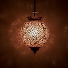Suspension orientale violette mosaïque, Aziza