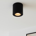 Spot en saillie noir moderne, Alion, IP44