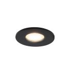 Mini spot encastrable en aluminium noir, Philomena, 1,5W, 2700K LED, IP44