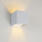 Luminaire extérieur blanc en aluminium, Dion, 6W, 2700K LED, IP65
