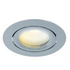 Spot encastré en aluminium chromé, Wimke, 5W, dim to warm LED, IP44