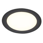 Downlight en aluminium noir, Umbriel, 6W, 4000K LED, IP44
