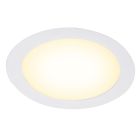 Downlight en aluminium blanc, Umbriel, 18W, 3000K LED, IP44